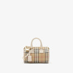 BURBERRY Mini Check Bowling Bag
