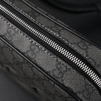 Gucci Ophidia GG Supreme Belt Bag – Black/Grey Monogram