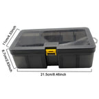 Double Layer Fishing Box Waterproof Plastic Lure Adjustable Dividers