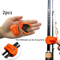 2-Pack Quick-Attach Fishing Rod Clips – One-Hand Holder