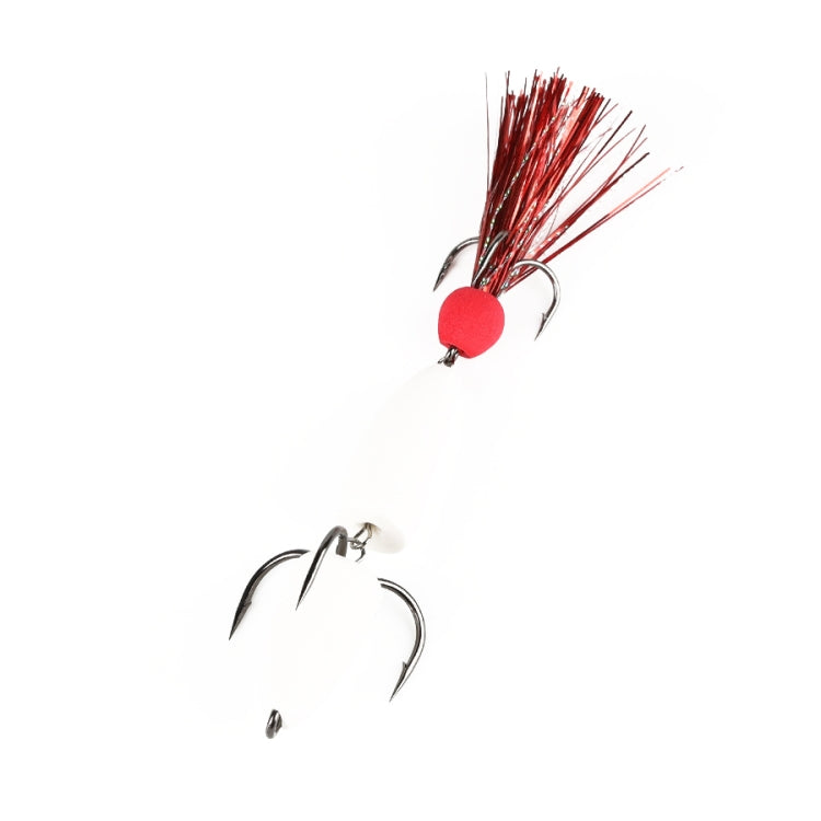 W.P.E PMG-M Foam Hook Soft Worm Bait Three Anchor Hook Fake Lures, M