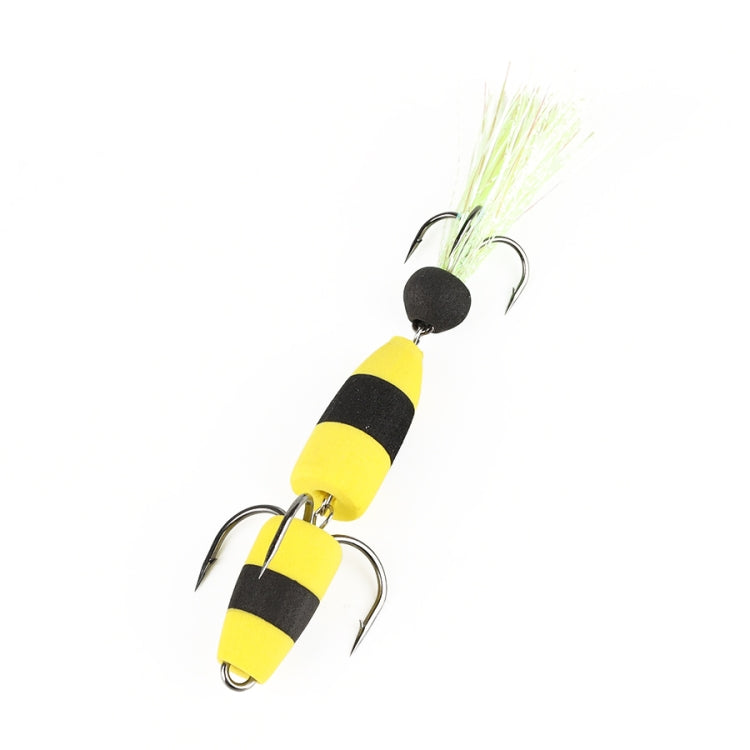 W.P.E PMG-M Foam Hook Soft Worm Bait Three Anchor Hook Fake Lures, M