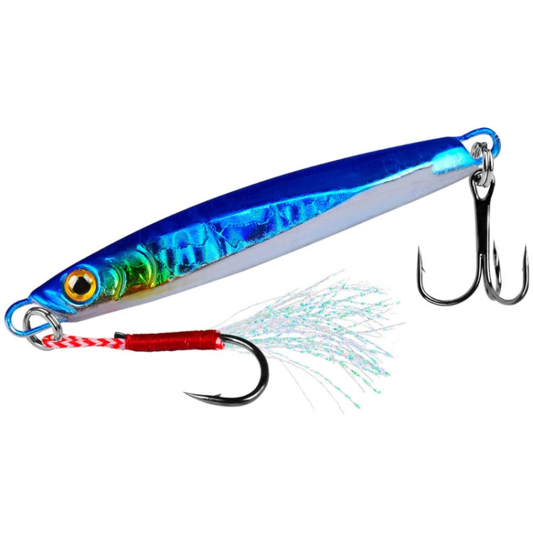PROBEROS LF128 Long Casting Lure Iron Plate Lead Fish Freshwater Sea Fishing Warp Bass Metal Sequins Baits, 7g, 10g, 15g, 20g, 30g